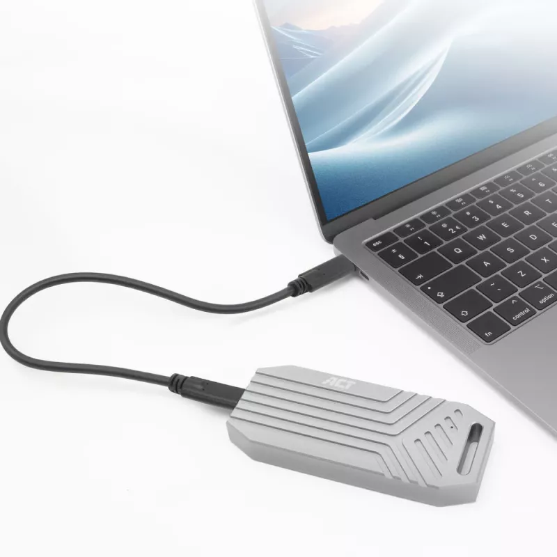 ACT USB 40 Gbit/s M.2 2280 NVMe / PCIe case SSD, senza attrezzi