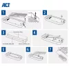 ACT USB 40 Gbit/s M.2 2280 NVMe / PCIe case SSD, senza attrezzi