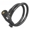 Hama 00178137 Lucchetto bici nero 650 mm lucchetto a cavo