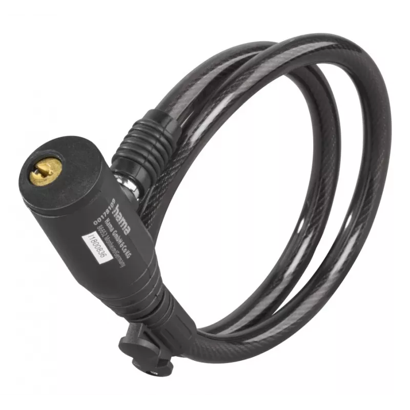 Hama 00178137 Lucchetto bici nero 650 mm lucchetto a cavo