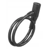 Hama 00178137 Lucchetto bici nero 650 mm lucchetto a cavo