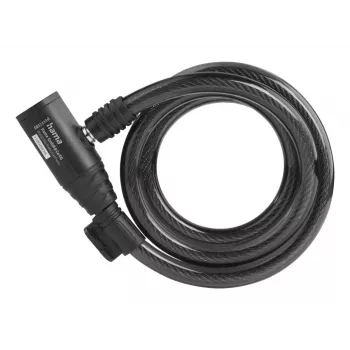 Hama 00178136 Lucchetto bici nero 1200 mm lucchetto a cavo