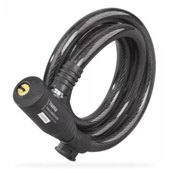 Hama 00178136 Lucchetto bici nero 1200 mm lucchetto a cavo