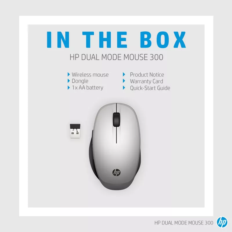 HP mouse dual mode RF wireless Bluetooth