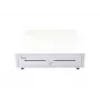 Cassetto portavalori EQUIP 351011, cassetto portavalori manuale/automatico, 4 scomparti banconote / 8 monete, metallo, bianco, 420×405×110 mm