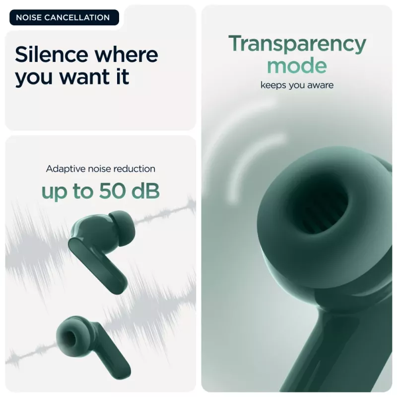 Motorola Moto Buds Bass headset True Wireless Stereo (TWS) in-ear chiamate/musica Bluetooth verde