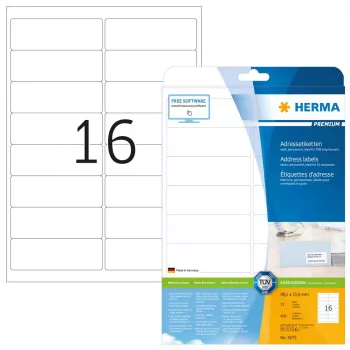 Etichette per indirizzi Premium HERMA A4 99,1x33,8 mm 400 pz.