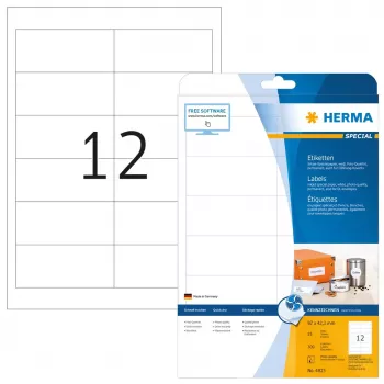 Etichette per inkjet HERMA A4 97x42,3 mm 300 pezzi