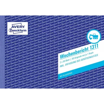 Modulo/quaderno contabile A5 Avery 1311 50 pagine