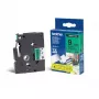 Nastro per etichettatura Brother TZ-721 nero su verde 9 mm