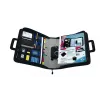 WEDO personal organizer 58 601 — cartella portadocumenti in plastica e poliestere per A4 con porta biglietti da visita, nero