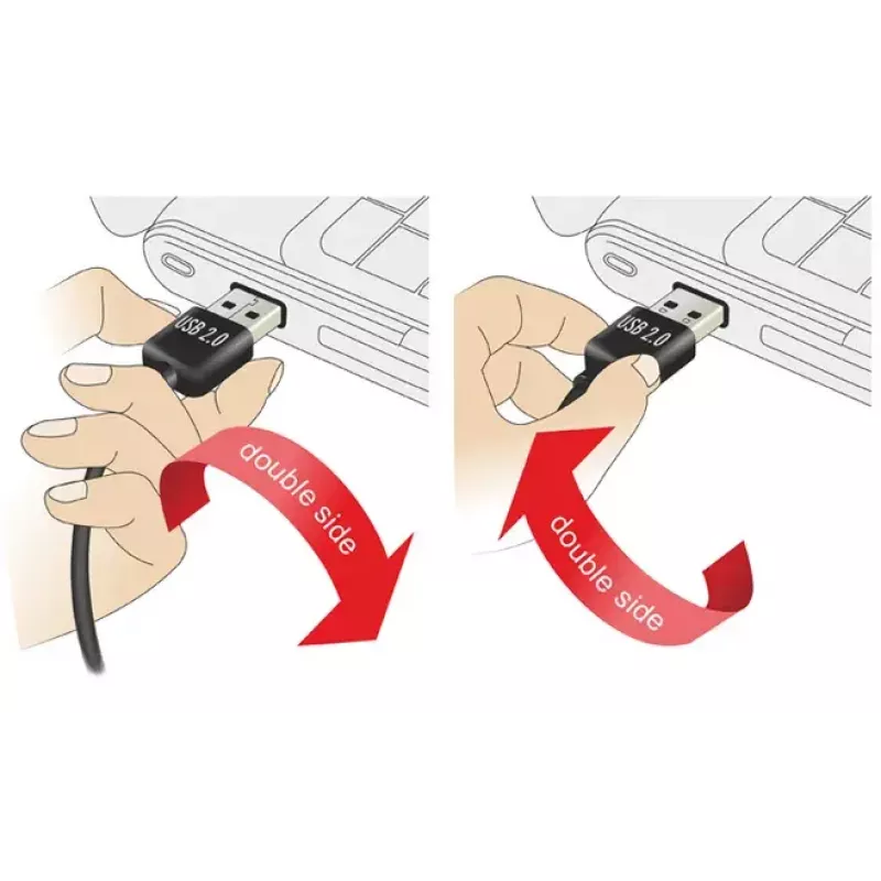 Cavo USB DeLOCK 5m USB 2.0 A - Mini-USB m/m 83381 nero