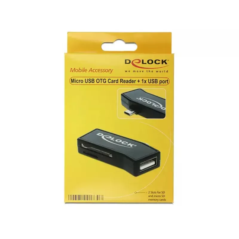 Lettore di schede DeLOCK 91730 USB 2.0 nero