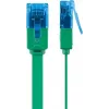 Cavo patch piatto Goobay CAT 6A U/UTP verde 0,5 m