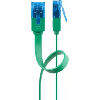 Cavo patch piatto Goobay CAT 6A U/UTP verde 0,5 m