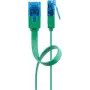 Patch cable piatto Goobay CAT 6A U/UTP 1 m verde RJ-45