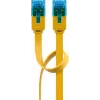 Patch cable piatto Goobay CAT 6A U/UTP giallo 2 m