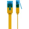 Patch cable piatto Goobay CAT 6A U/UTP giallo 2 m