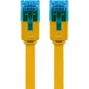 Patch cable piatto Goobay CAT 6A U/UTP giallo 2 m