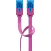 Patch cable piatto Goobay CAT 6A U/UTP magenta 2 m