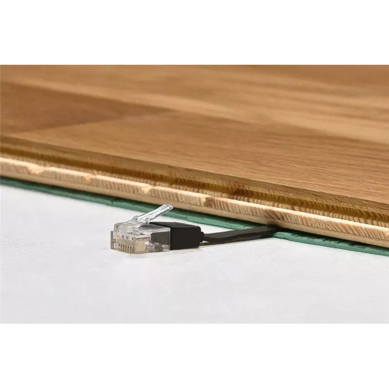 Patch cable piatto Goobay CAT 6A U/UTP bianco 2 m
