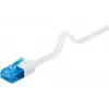 Patch cable piatto Goobay CAT 6A U/UTP bianco 2 m