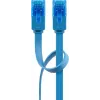 Patch cable piatto Goobay CAT 6A U/UTP blu 3 m