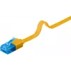 Patch cable piatto Goobay CAT 6A U/UTP giallo 3 m