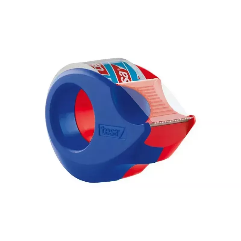 Tesa 57859 Dispenser per nastro adesivo, blu/rosso