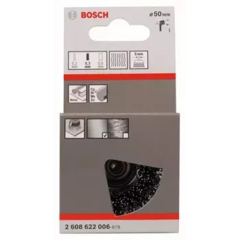 Spazzola a tazza Bosch 2 608 622 006 diametro 5 cm spessore filo 0,3 mm