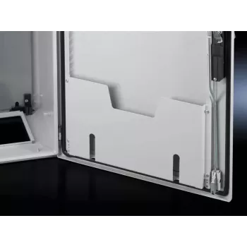 Accessorio per case Rittal CM 4118.500, grigio, compatibile con TS/CM/SE/PC/TP, profondità 35 mm