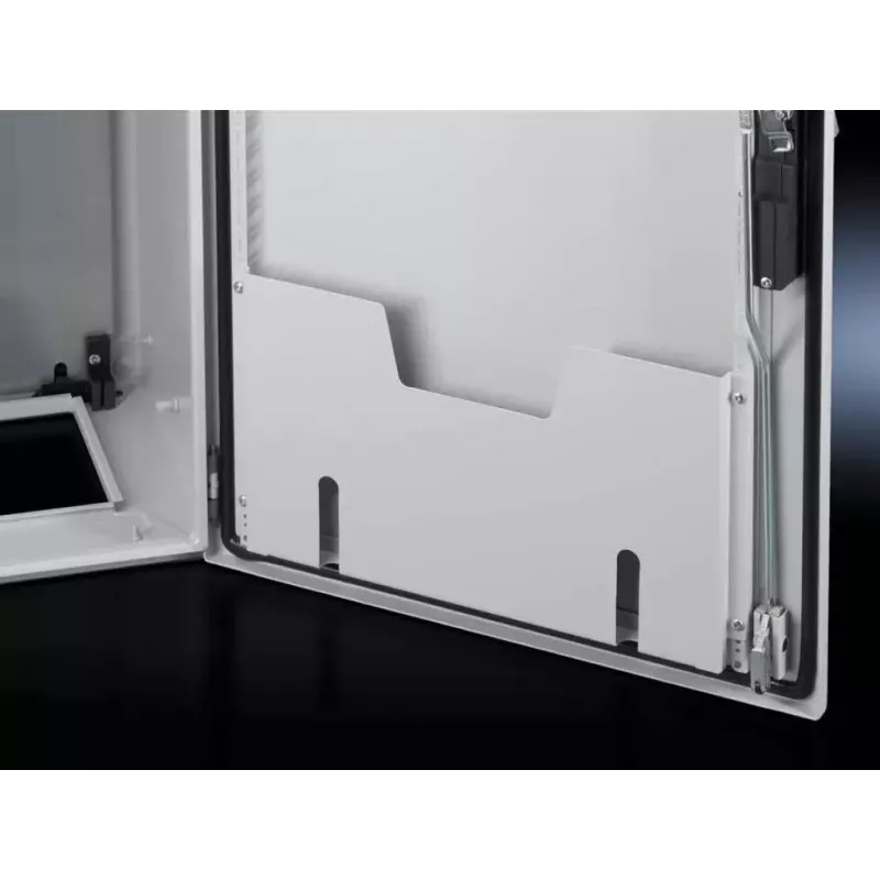Accessorio per case Rittal CM 4118.500, grigio, compatibile con TS/CM/SE/PC/TP, profondità 35 mm