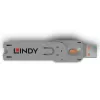 Lindy chiave port blocker USB Type-A, arancione