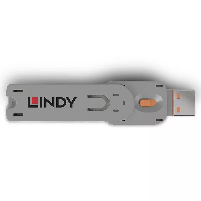 Lindy chiave port blocker USB Type-A, arancione