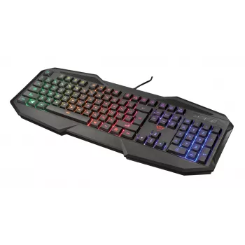 Tastiera da gaming Trust GXT 830-RW Avonn USB tedesca nero RGB LED