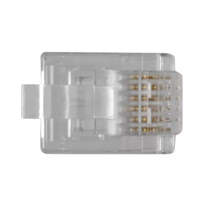 Connettore modulare ACT RJ12 (6P/6C) per cavo piatto