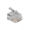 Connettore modulare Intronics RJ-12 M TD106M ACT cavo tondo conduttore pieno in busta 25 pezzi