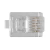 Connettore modulare Intronics RJ-12 M TD106M ACT cavo tondo conduttore pieno in busta 25 pezzi