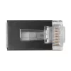 Connettore modulare schermato ACT RJ45 (8P/8C) per cavo tondo con conduttori massicci