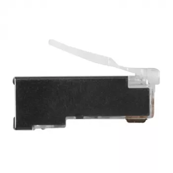Connettore modulare schermato ACT RJ45 (8P/8C) CAT6 per cavo tondo con conduttori massicci o flessibili
