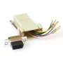 Adattatore ad alte prestazioni montabile ACT connettore femmina RJ-45 su connettore maschio D-Sub a 9 poli