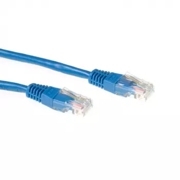 ACT cavo patch U/UTP CAT5E blu 2 metri con connettori RJ45