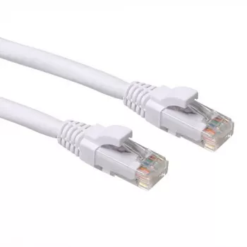 ACT Bianco 3,00 metri cavo patch U/UTP CAT6A senza protezione linguetta con connettori RJ45