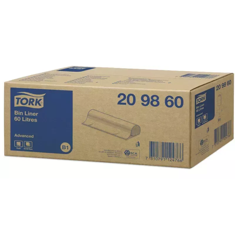 Sacchi per rifiuti Tork 209860 60 L verde