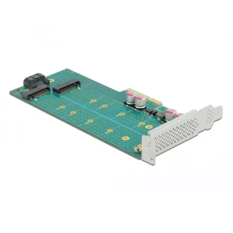 Scheda di espansione DeLOCK PCI Express x4 a M.2 Key B + M - Low-Profile