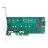 Scheda di espansione DeLOCK PCI Express x4 a M.2 Key B + M - Low-Profile