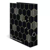 Raccoglitore HERMA 7016 A4 nero grigio anelli a D