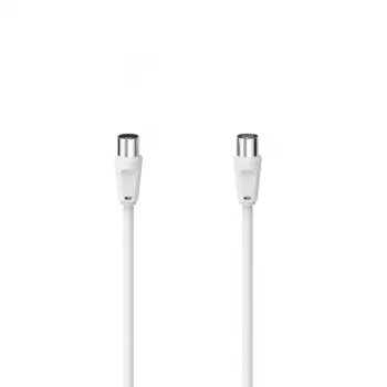 Hama 00305052 cavo coassiale 5 m bianco