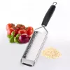 Westmark Technicus-Square 14122270 grattugia piatta, acciaio inox/TPE, anello per appendere, 65 mm, nera