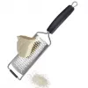 Westmark Technicus-Square 14122270 grattugia piatta, acciaio inox/TPE, anello per appendere, 65 mm, nera